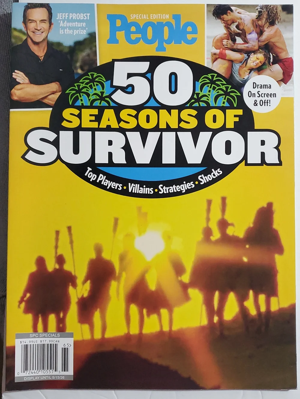 Survivor 50 Seasons Special Collector's Issue Lot TV Guide And People Magazine